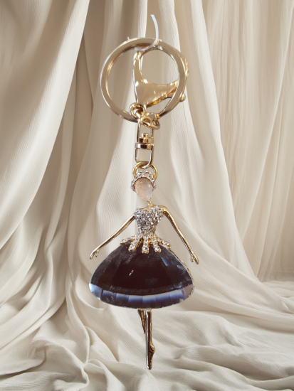 Sleutelhanger Ballerina  Zilverkleurig