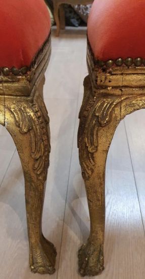 Set Antieke Victoriaanse Stoelen