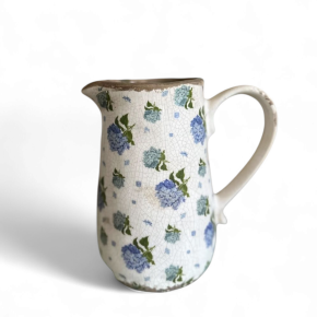 Schenkkan bloemen keramiek